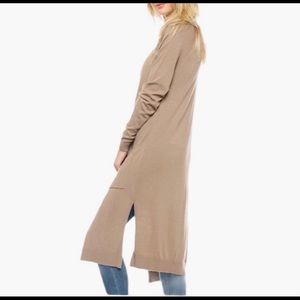 Love Tree Tan Open Duster Cardigan Size M